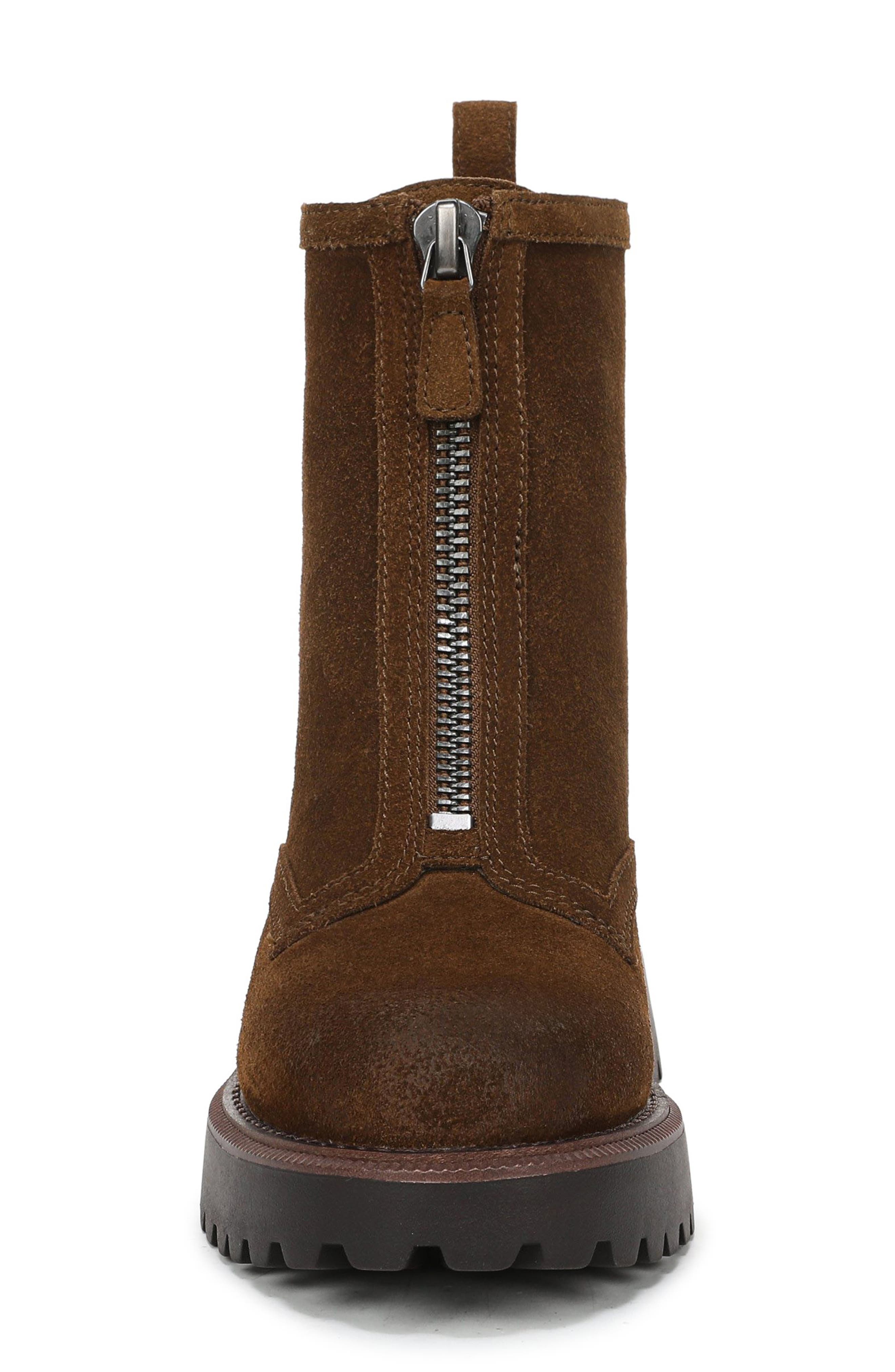 Grove Leather Bootie, Alternate, color, WARM NUTMEG