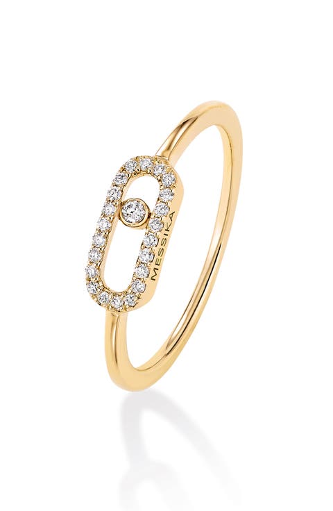 Move Uno Pavé Diamond Ring