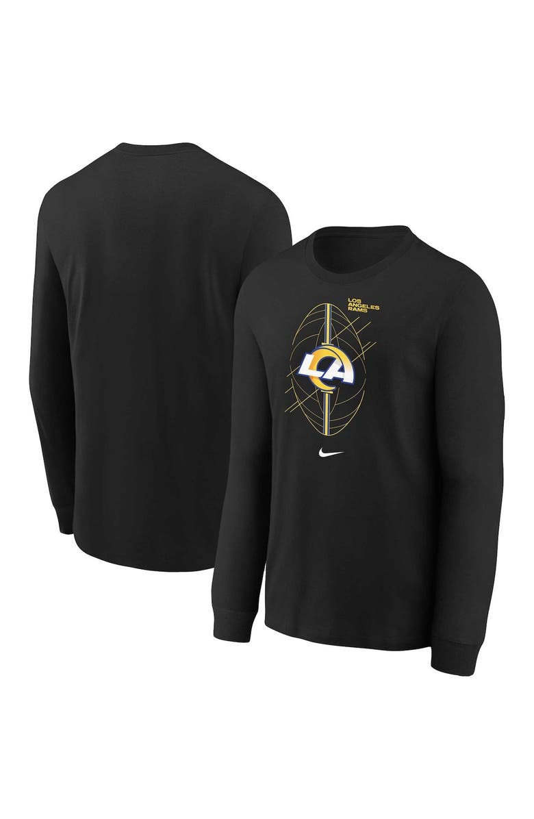 Nike Toddler Nike Black Los Angeles Rams Icon Long Sleeve T-Shirt, Main, color, Black