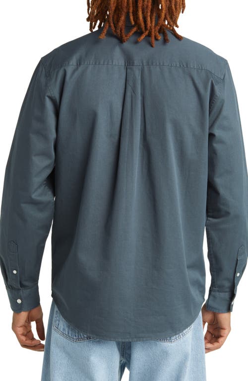Carhartt Work In Progress Madison Twill Sport Shirt In Blue