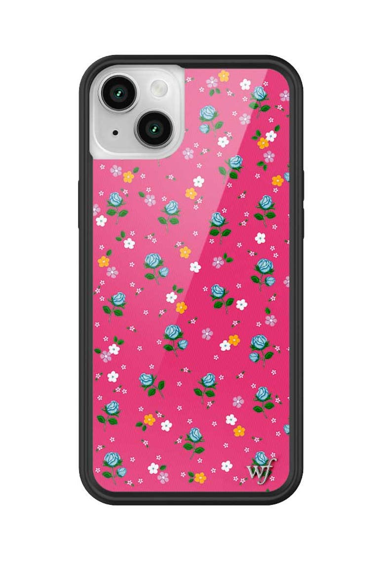 Pink Dainty Florals iPhone Case, Main, color, Pink