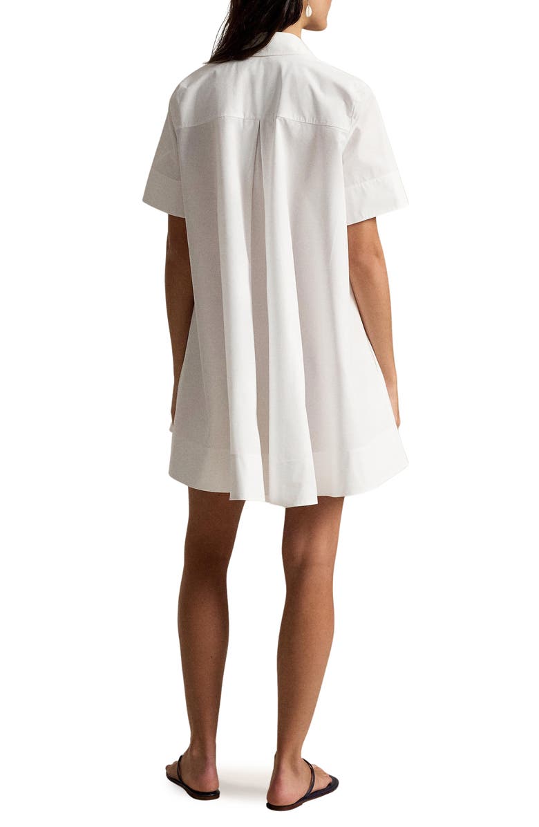 Polo Ralph Lauren A-Line Cotton Shirtdress, Alternate, color, White
