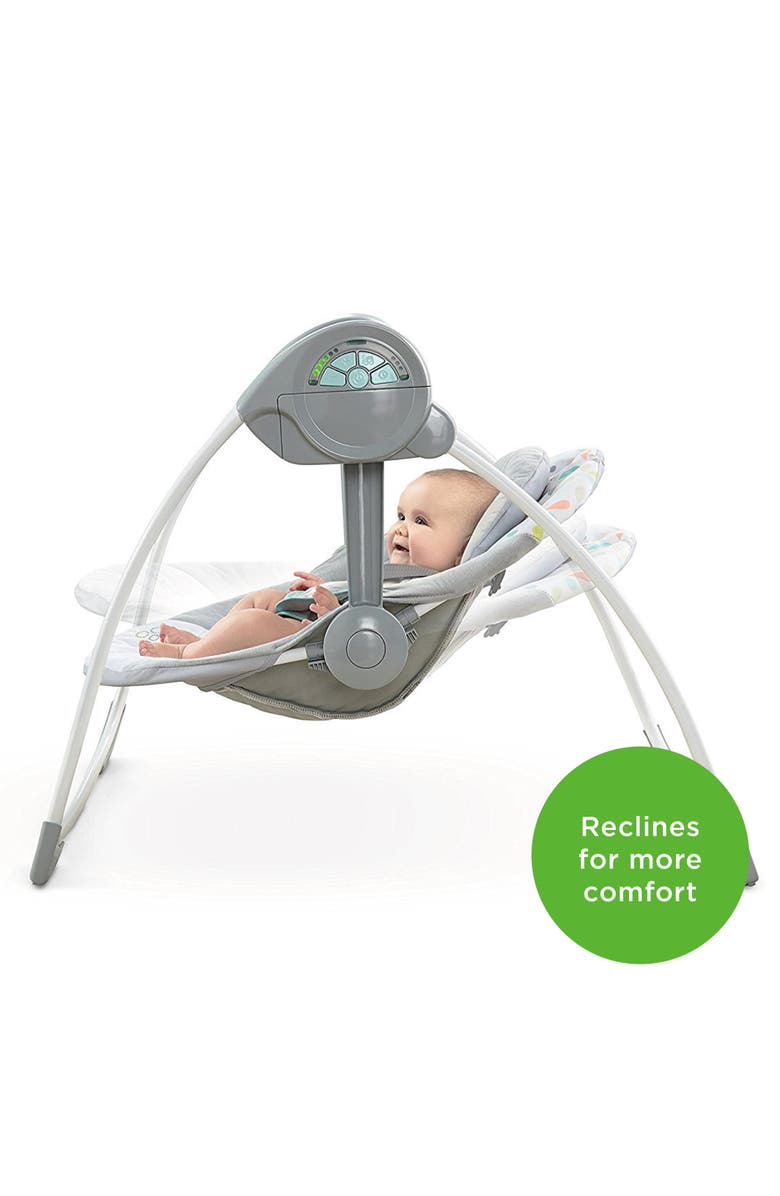 INGENUITY Comfort 2 Go Compact Portable Baby Swing, Alternate, color, Grey