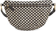 Clare V. Grande Woven Leather Belt Bag
