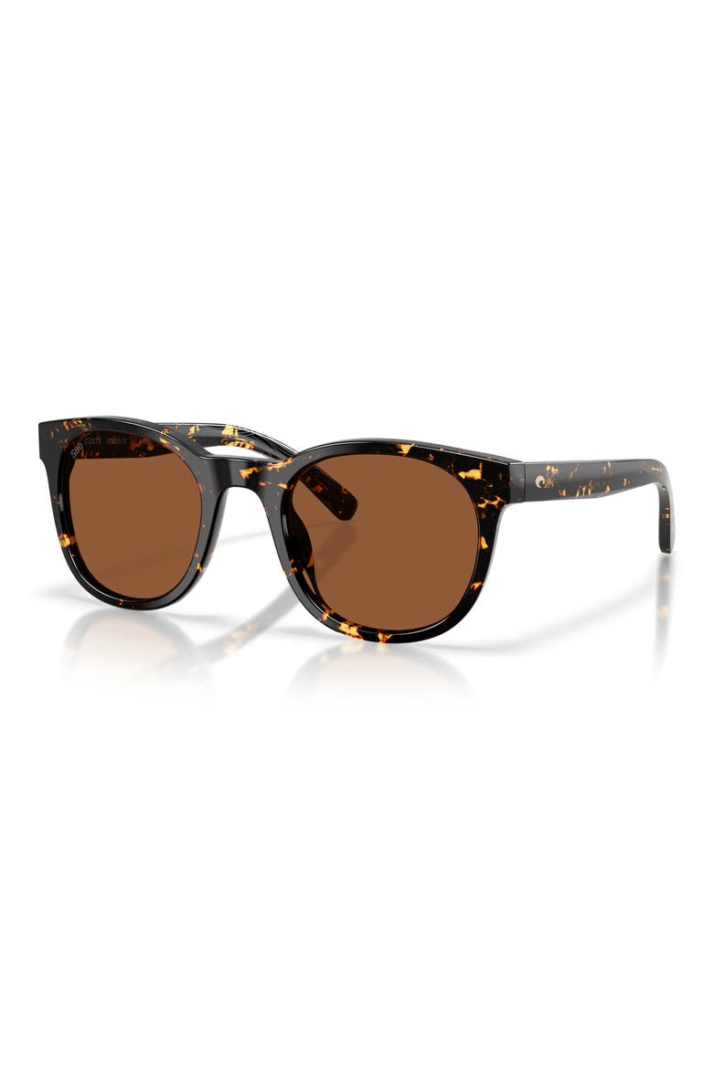 Middles 51mm Gradient Polarized Round Sunglasses, Alternate, color, TORTOISE / COPPER