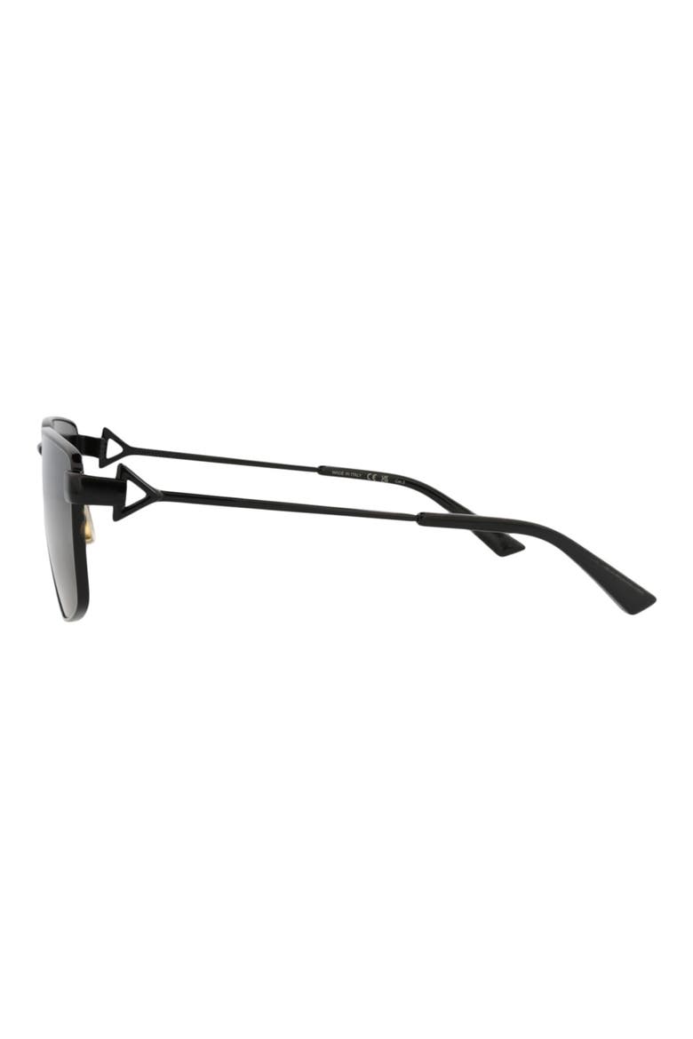 61mm Square Sunglasses, Alternate, color, BLACK BLACK GREY