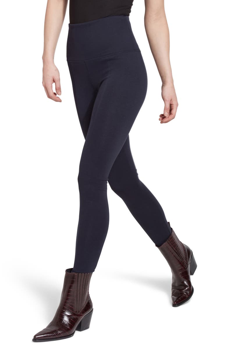 Lysse 'Lyssentials Center Seam Ponte Leggings, Alternate, color, Midnight