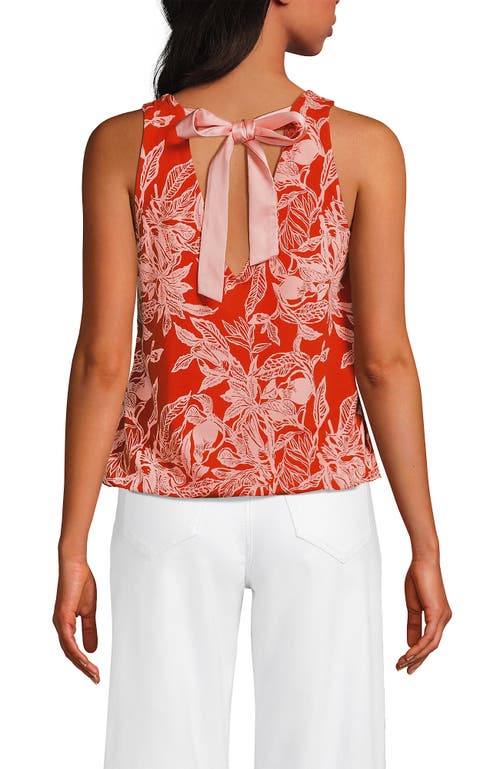 Lands' End Lightweight Jersey Blouson Vneck Tank