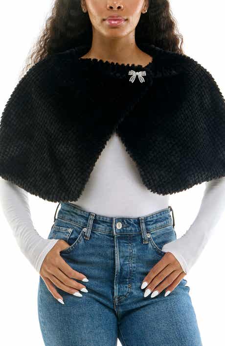 Faux Fur Capelet