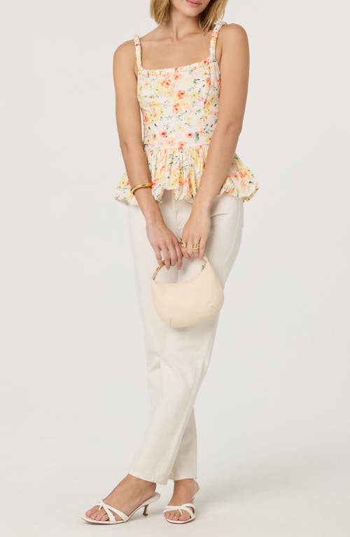 Astr The Label Bubble Peplum Cotton Camisole