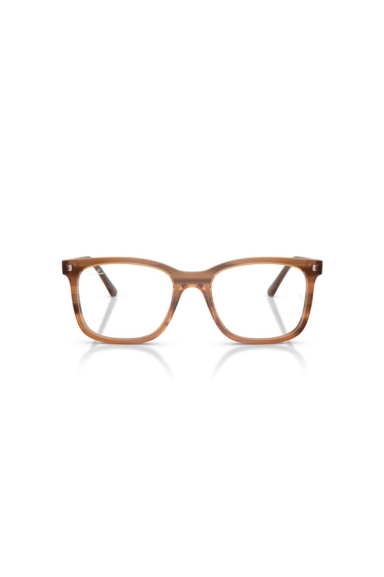 53mm Square optical glasses, Alternate, color, Tortoise