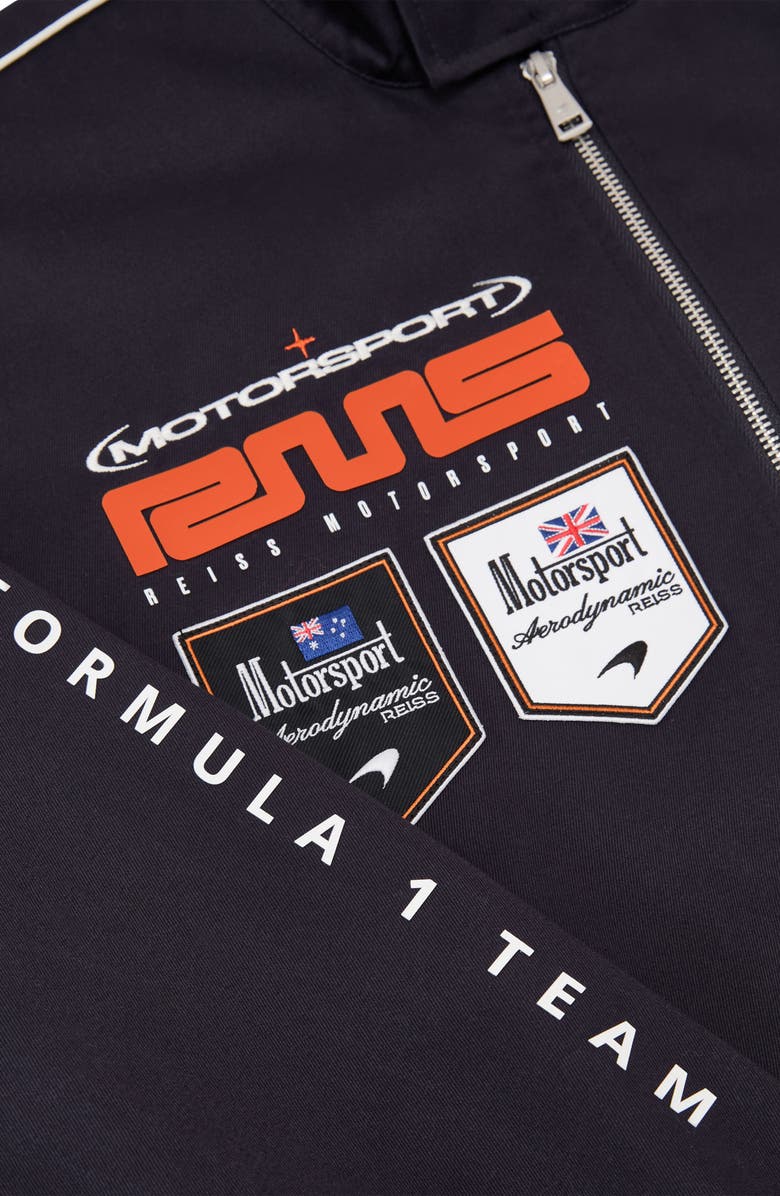 Reiss McLaren F1 Mercer Jacket, Alternate, color, Navy