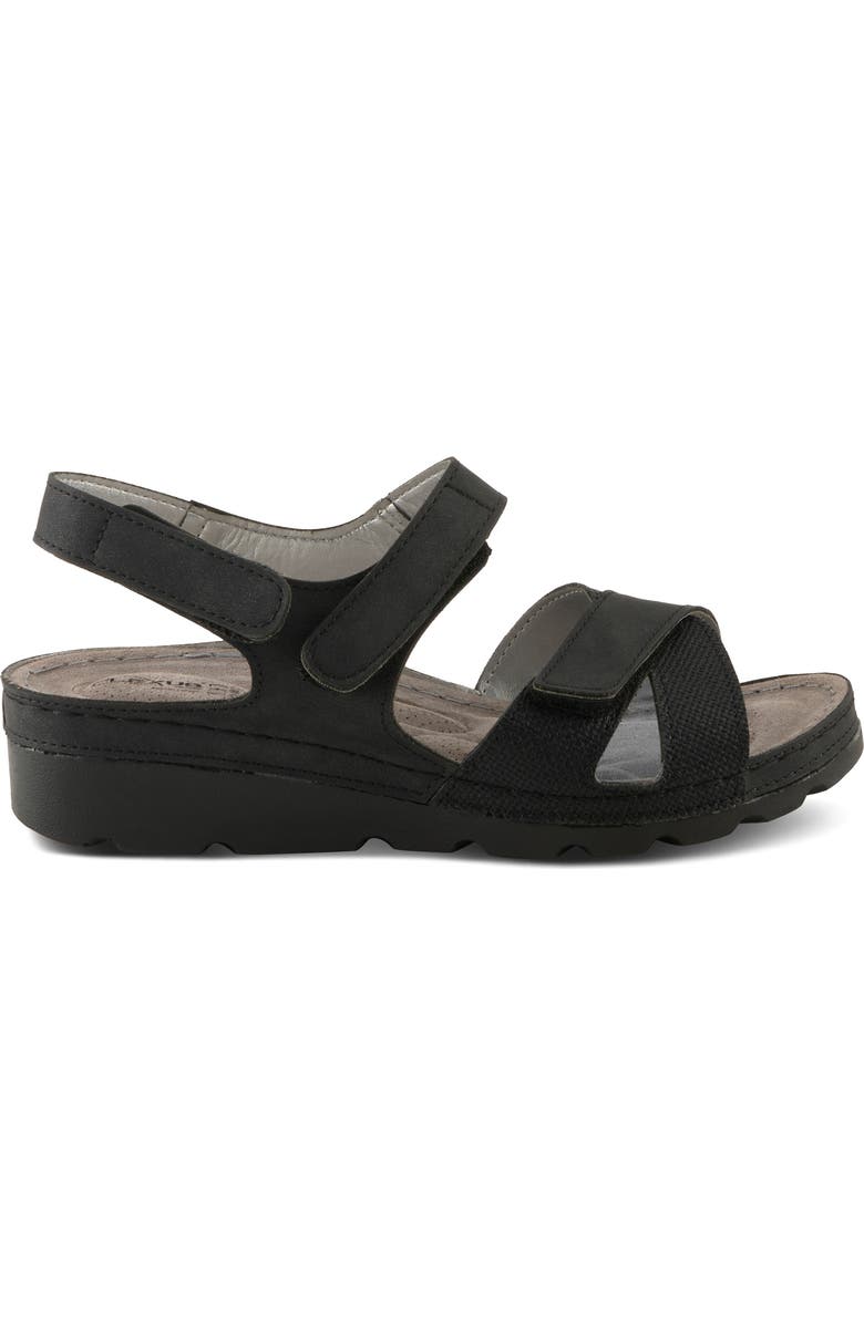 Flexus by Spring Step Orwell Sandal, Alternate, color, Black