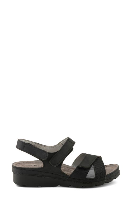 Flexus By Spring Step Orwell Sandal In Black