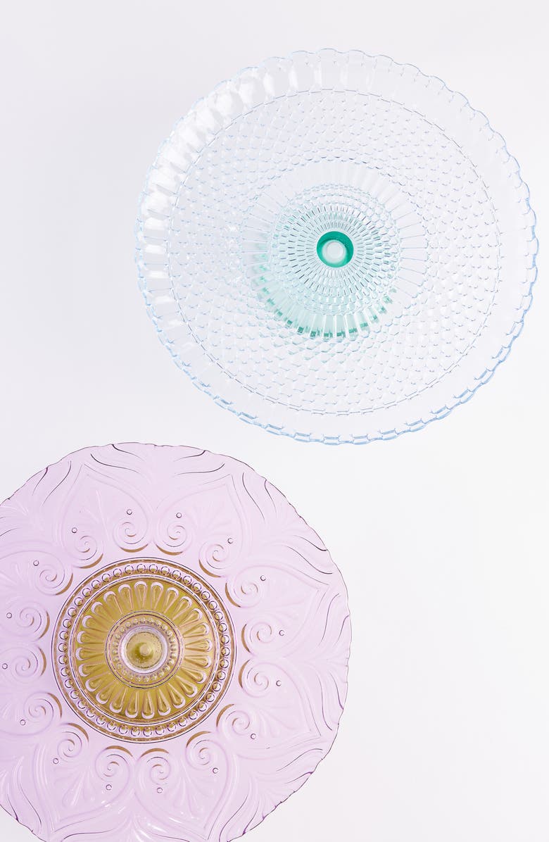 Anthropologie Home Anthropologie Soda Lime Glass Cake Stand, Alternate, color, 