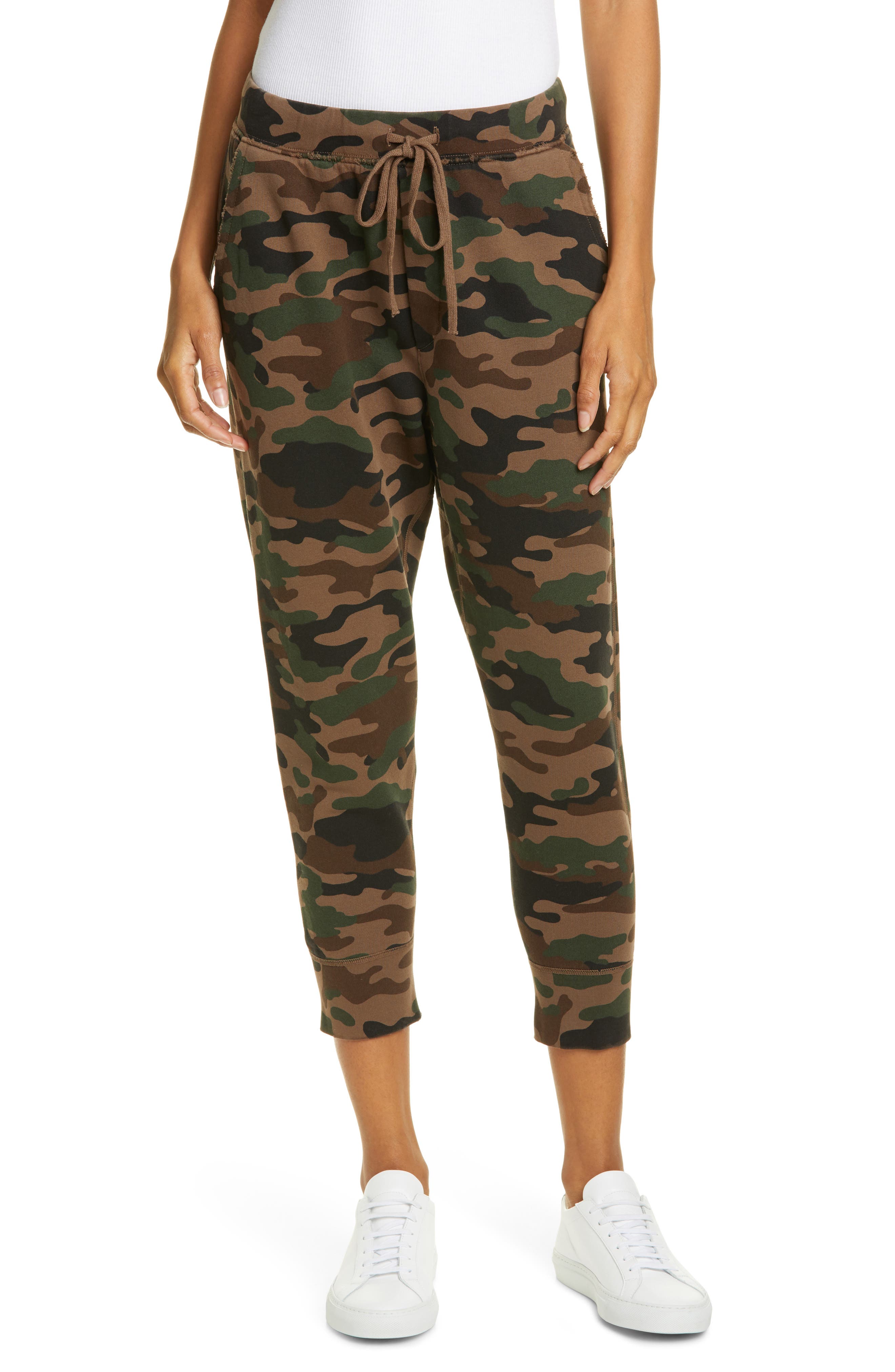 Nili Lotan Nolan Leopard Print Jogger Sweatpants (Women) | Nordstrom