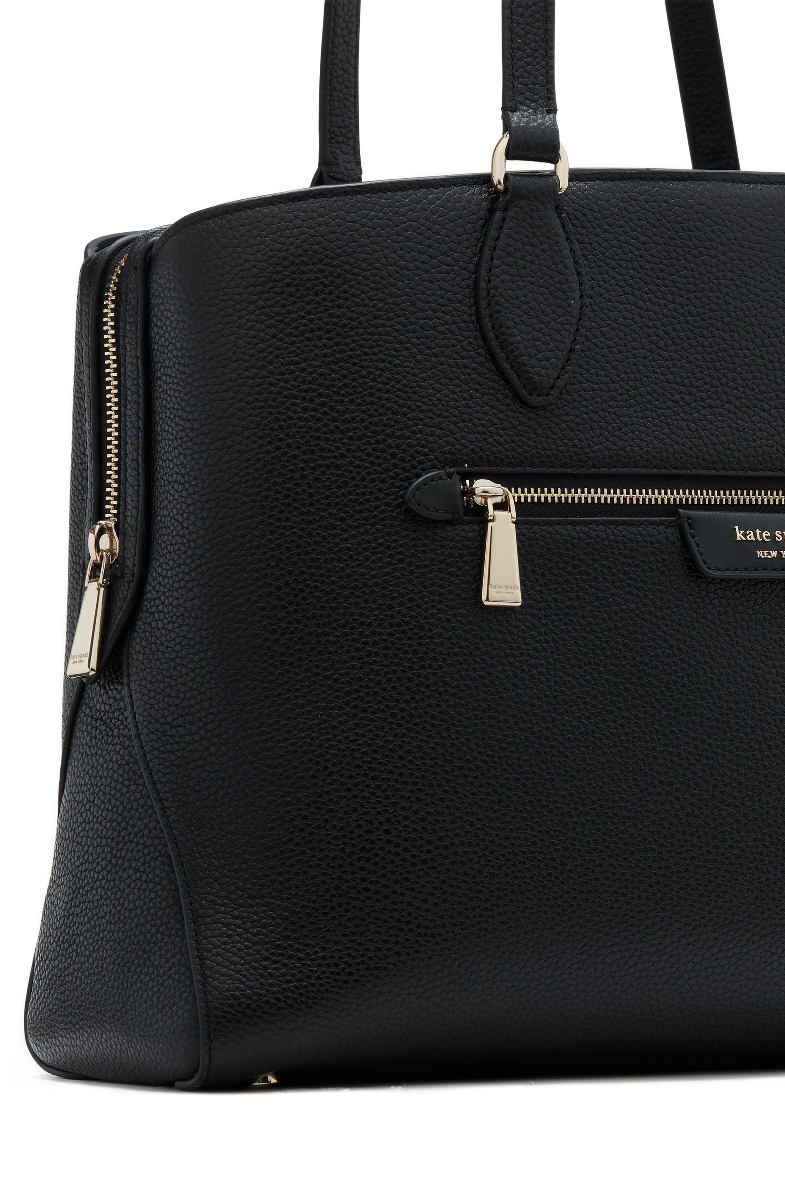 Kate Spade New York hudson pebble leather work tote, Alternate, color, 