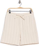 DENIM AND FLOWER Textured Drawstring Shorts