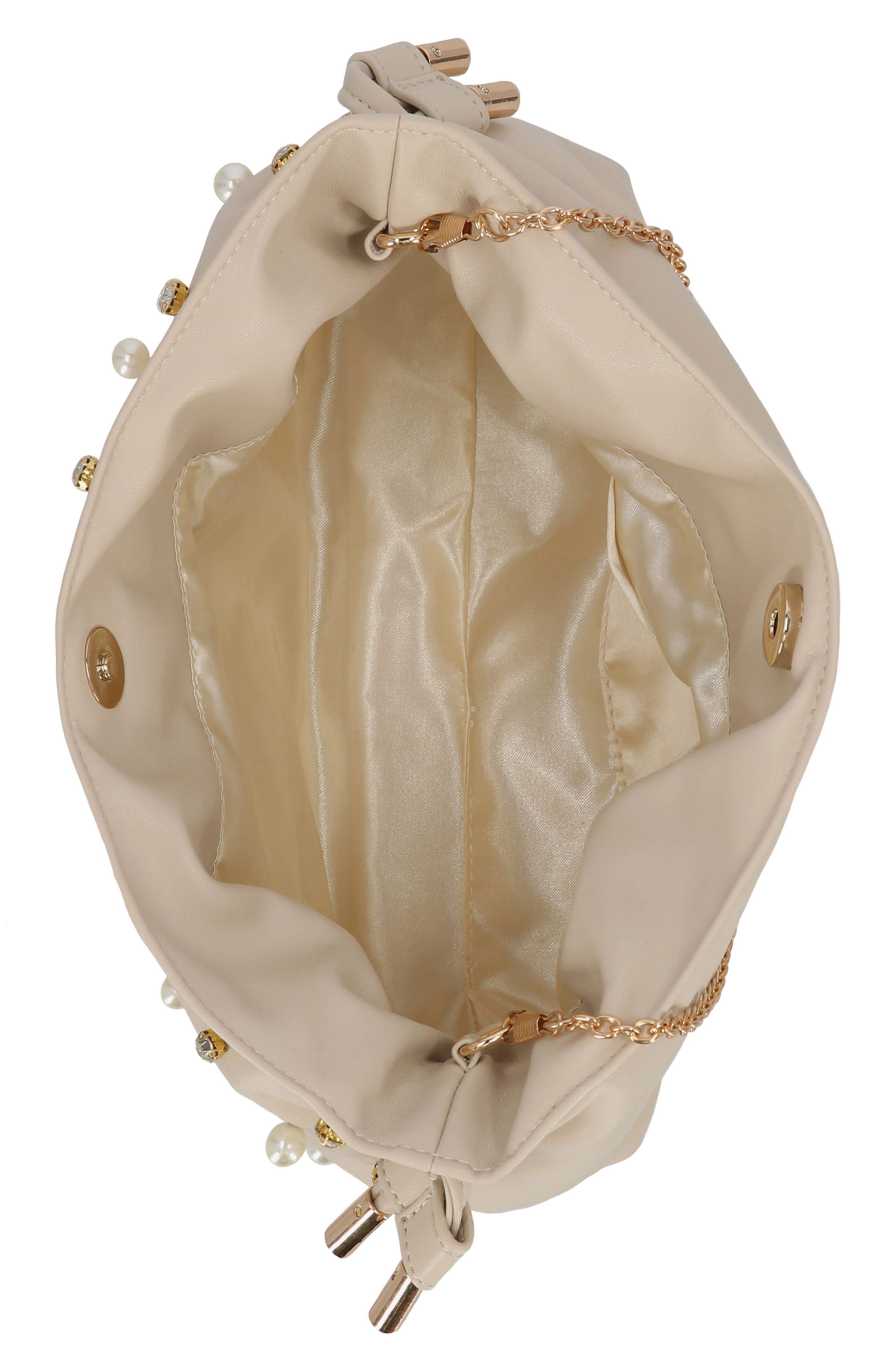 Luca Studded Drawstring Big, Alternate, color, BONE