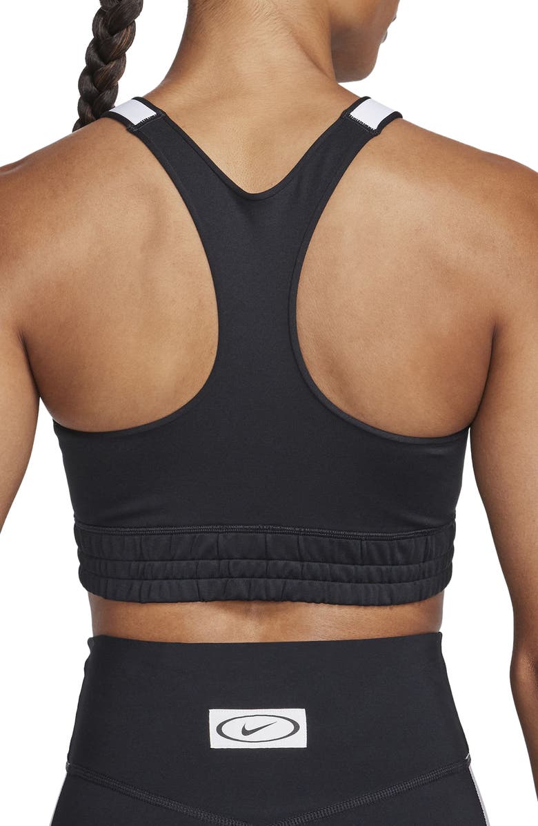 Nike Dri-FIT High Neck Sports Bra, Alternate, color, 