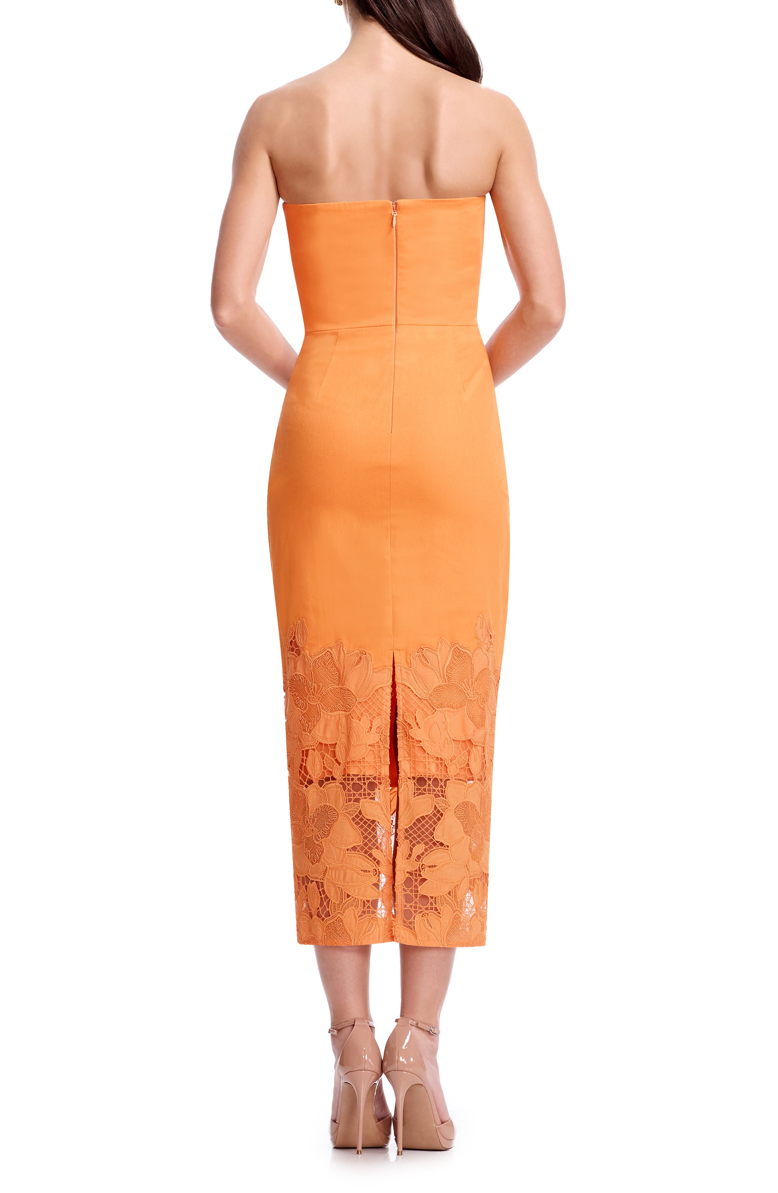 Vivian Floral Strapless Gown - image 2