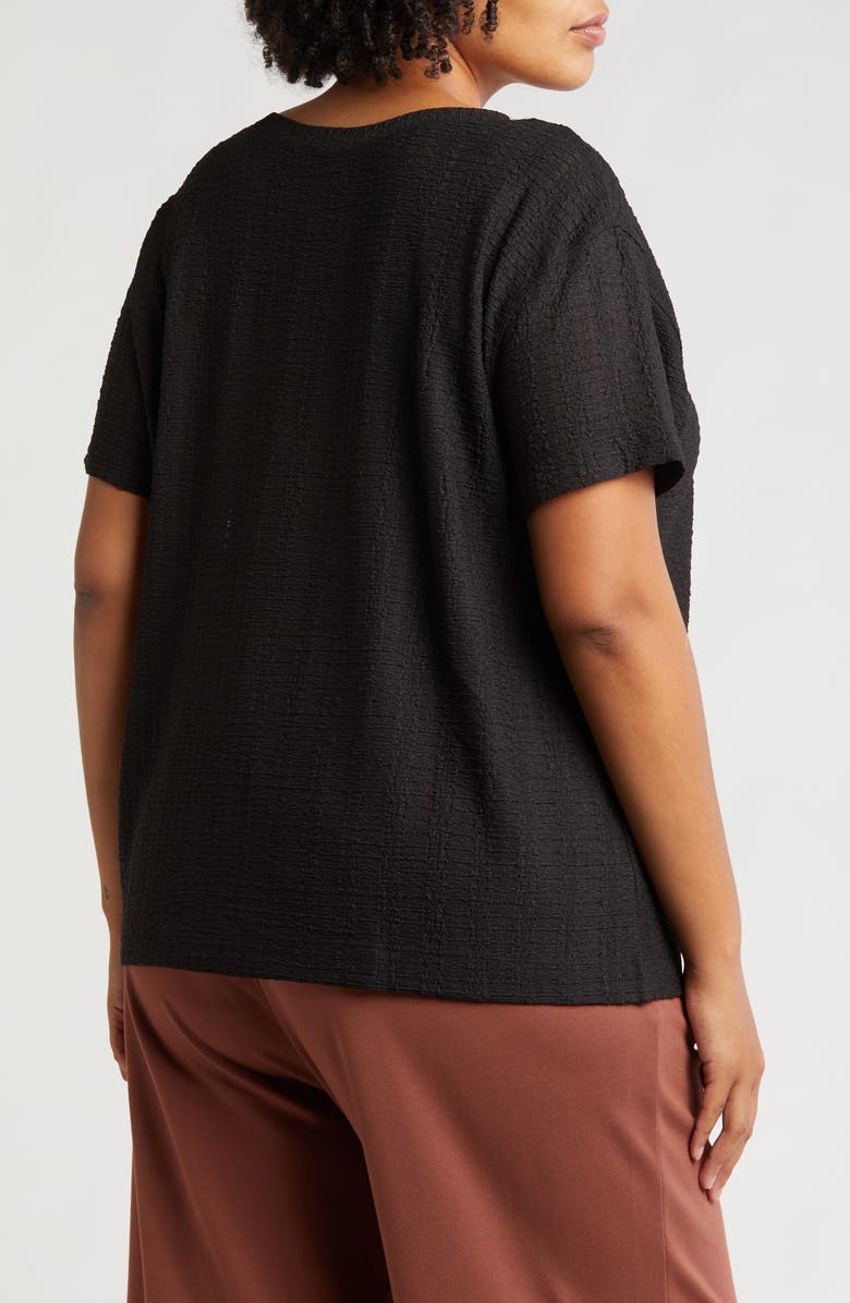 MAX STUDIO Textured Knit T-Shirt, Alternate, color, 