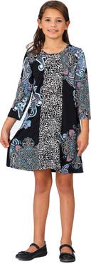 24sevenKid Long Sleeve Knee Length Dress