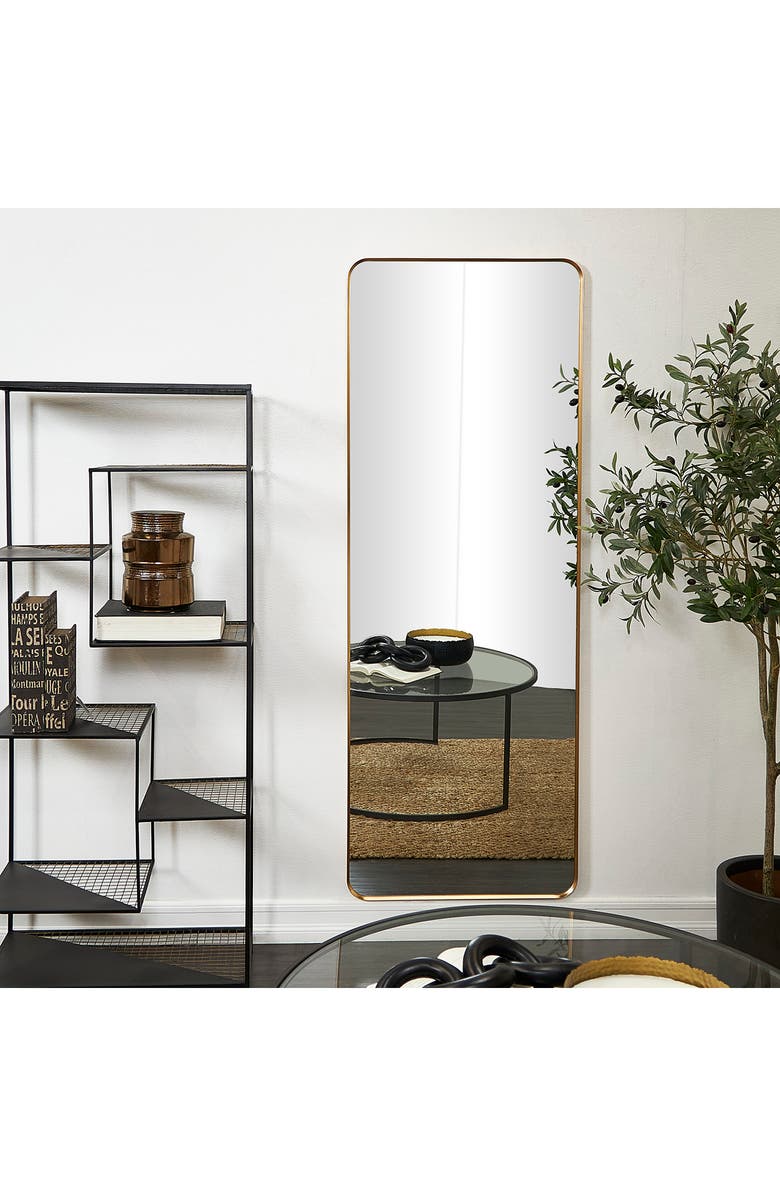 VIVIAN LUNE HOME Slim Frame Wall Mirror, Alternate, color, Gold