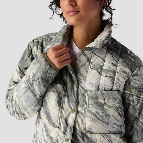 Backcountry Oakbury Print Synthetic Quilted Shirt Jacket