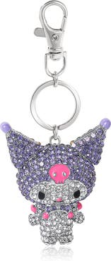 Hello Kitty Kuromi Crystal Keychain Bag Travel Charm