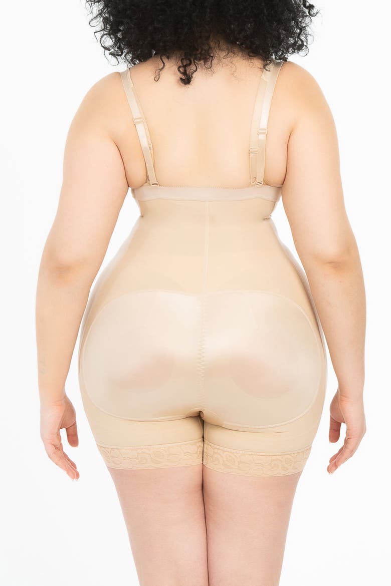 AirSlim® Padded Butt Lifter Hip Enhancer Short, Alternate, color, Pinkish Beige