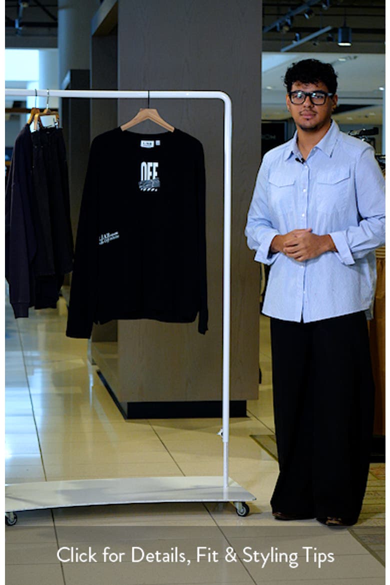 Off Active Tape Appliqué Long Sleeve Graphic T-Shirt video