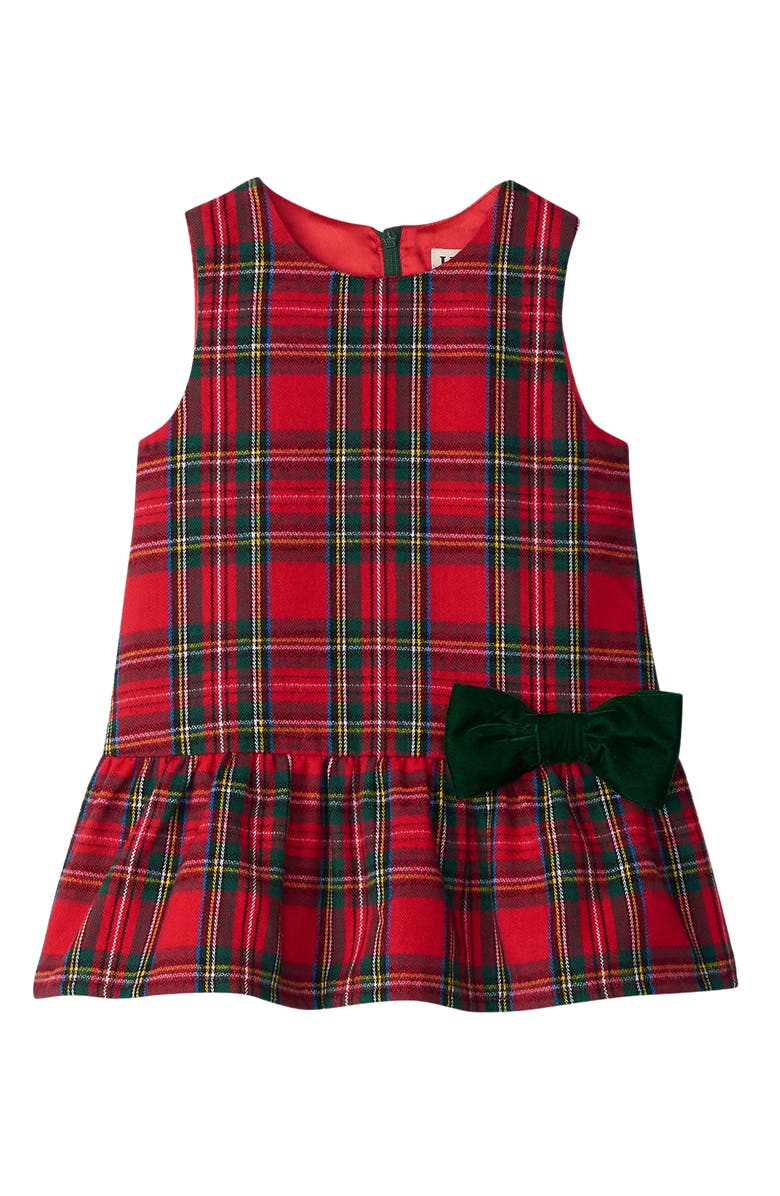 Hatley Plaid Sleeveless Cotton Dress, Main, color, 