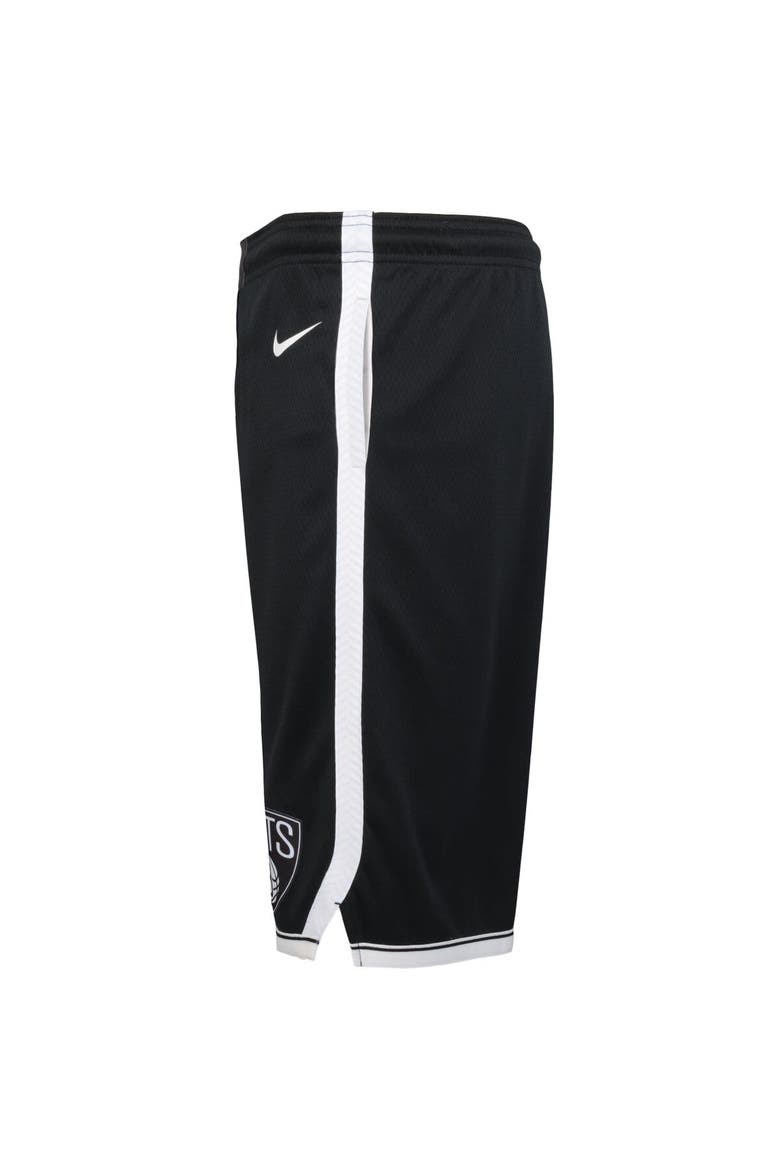 Youth Nike Black Brooklyn Nets Swingman Performance Shorts – Icon Edition, Alternate, color, Black