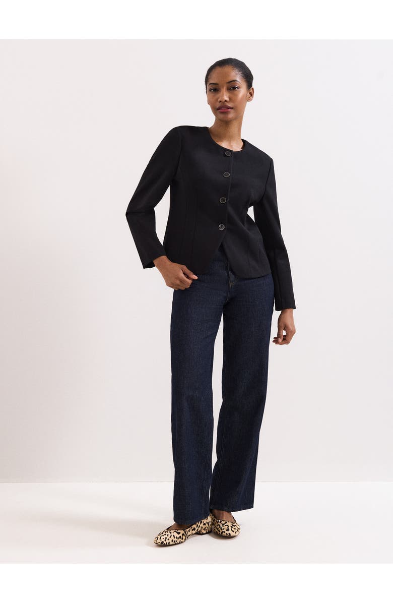 Phase Eight Danni Ponte Jacket, Alternate, color, Black