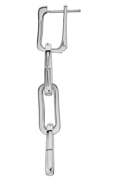 Monica Vinader Sterling Silver Alta Capture Charm Cocktail Drop Earrings