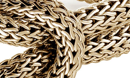 John Hardy Love Knot Sterling Silver Bracelet In Gold