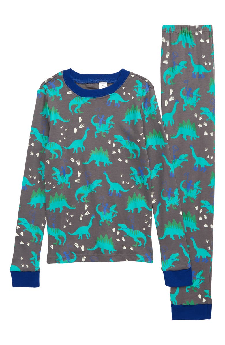 Tucker + Tate Kids' Glow In The Dark Fitted Two-Piece Pajamas, Main, color, 