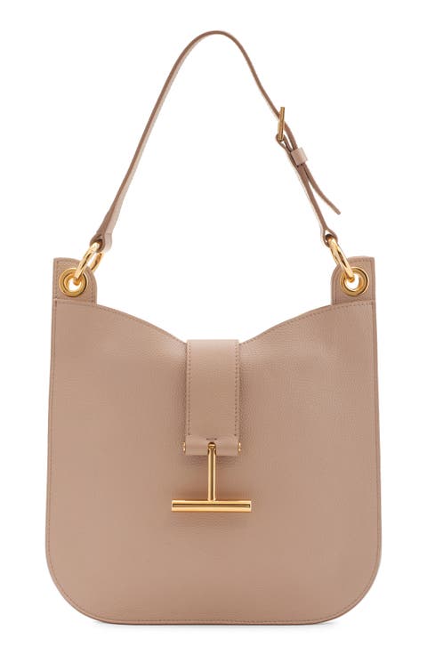 Small Tara Leather Top Handle Bag