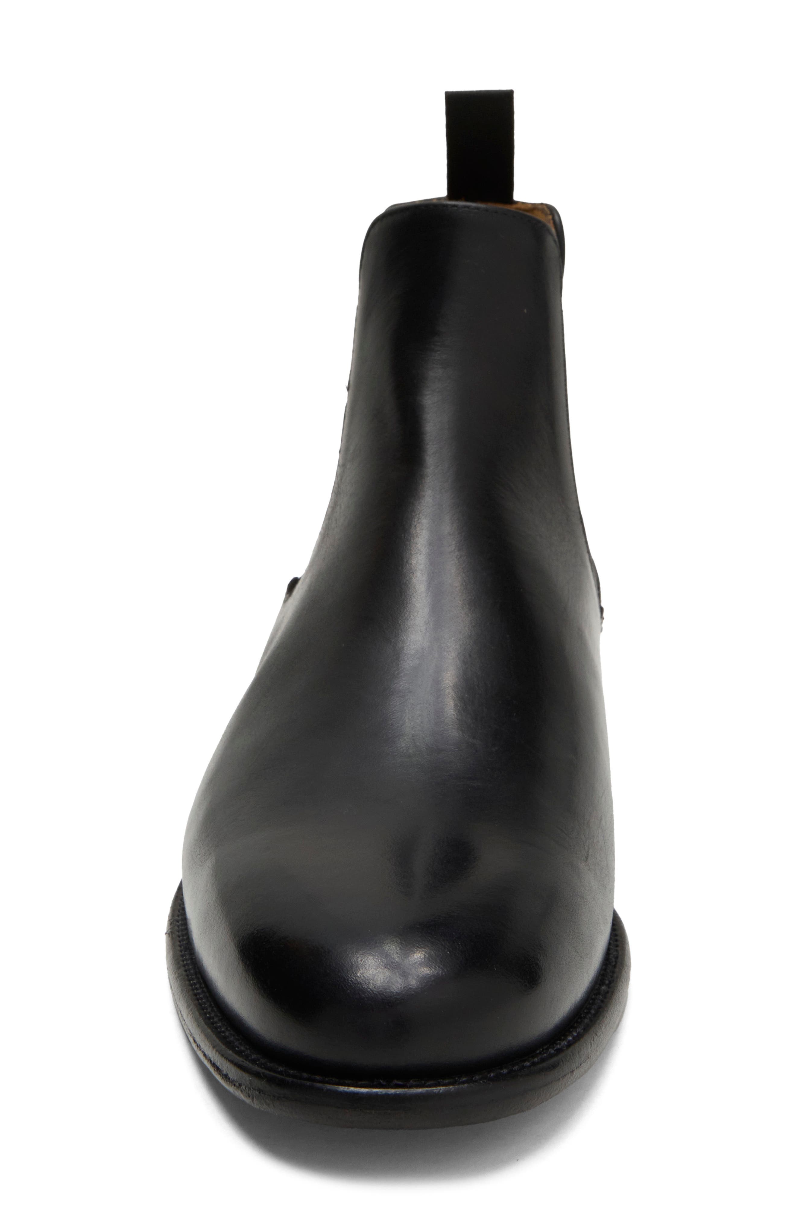 Barnes Leather Chelsea Boot, Alternate, color, VITELLO BLACK