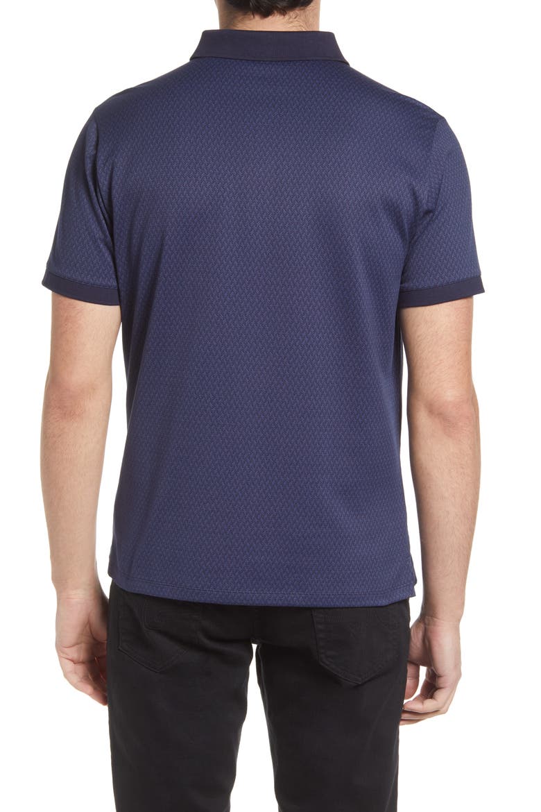 Men's Goodin Cotton Blend Polo, Alternate, color, BLUE NIGHT