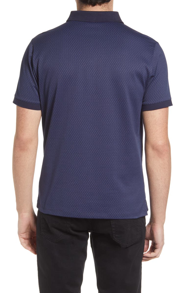 Robert Barakett Men's Goodin Cotton Blend Polo, Alternate, color, Blue Night
