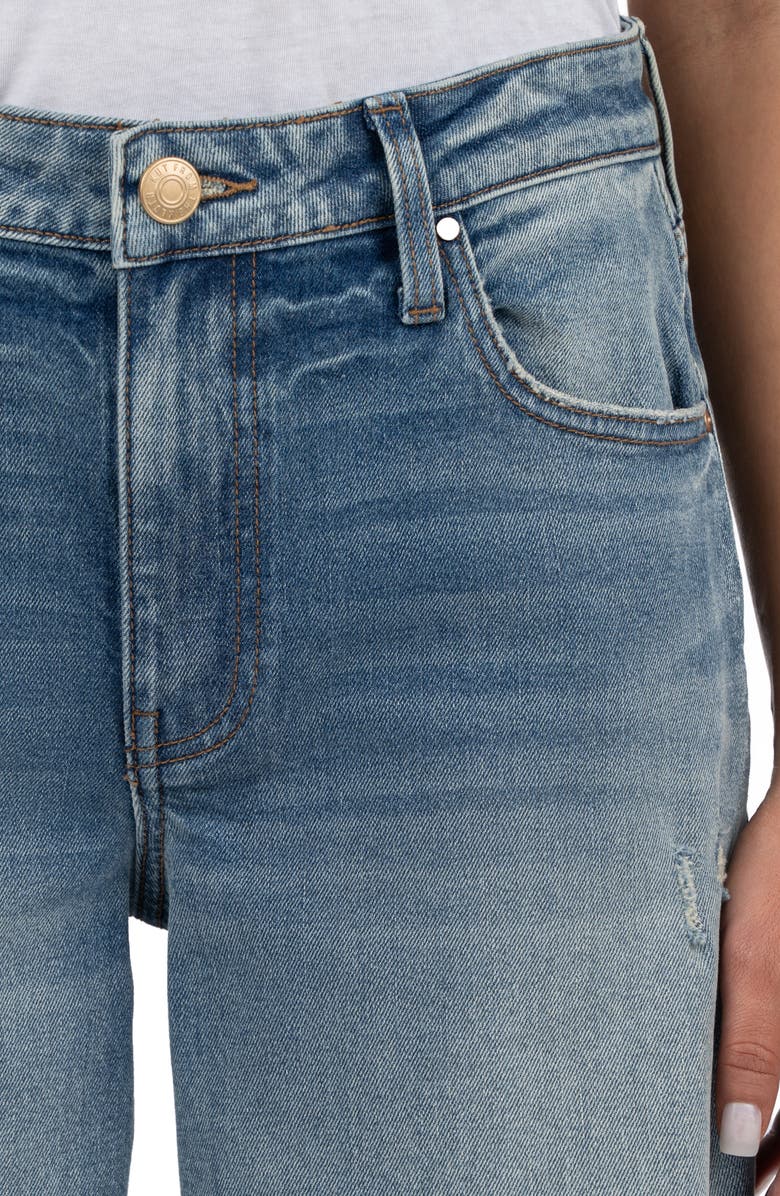 KUT from the Kloth Ashley High Waist Slouchy Barrel Leg Jeans, Alternate, color, Leadership
