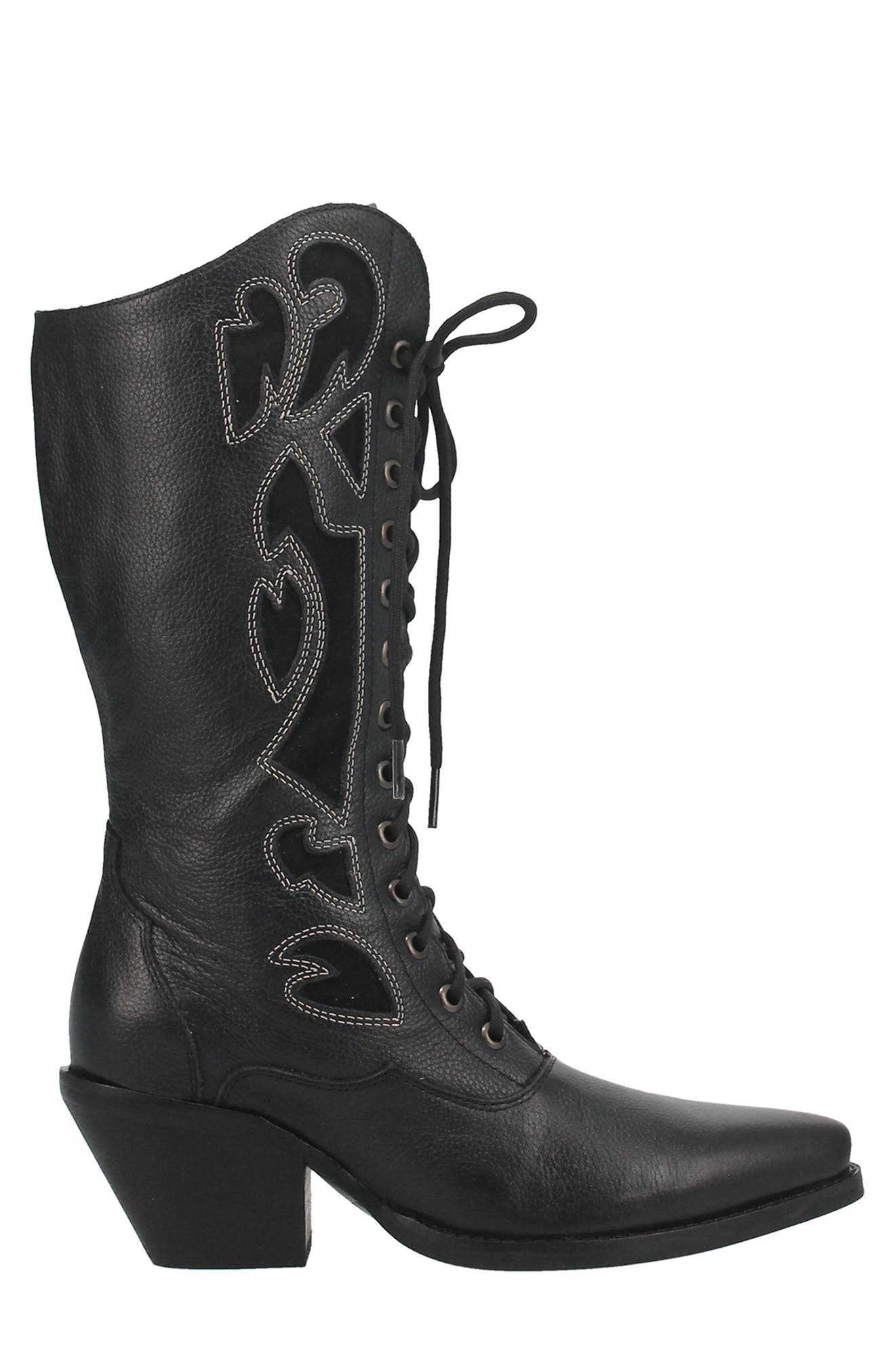 Dingo San Miguel Lace-Up Western Boot, Alternate, color, 