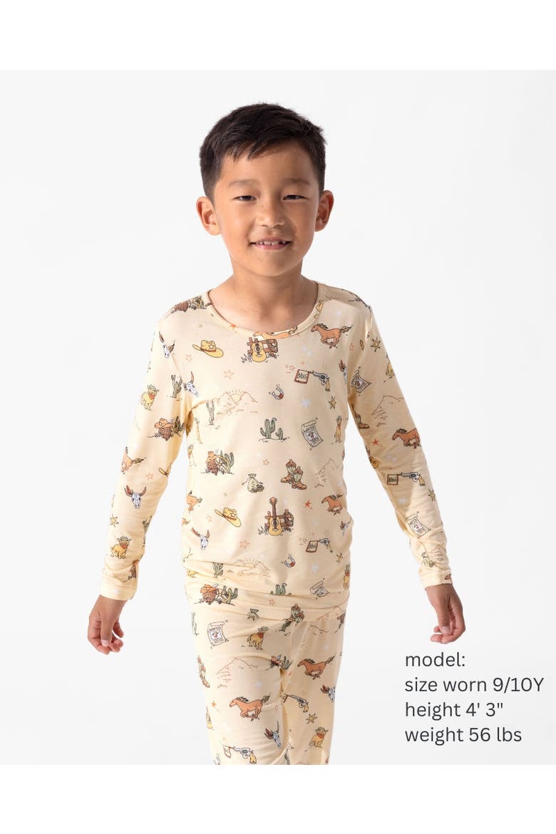 Kids' Cowboy Set of 2 Piece Pajamas, Alternate, color, Cowboy