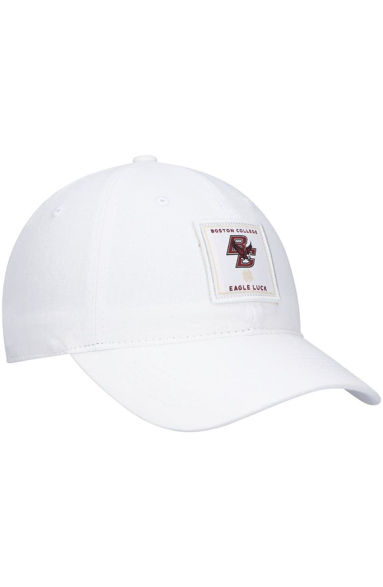 Black Clover Men's White Boston College Eagles Dream Adjustable Hat, Alternate, color, 