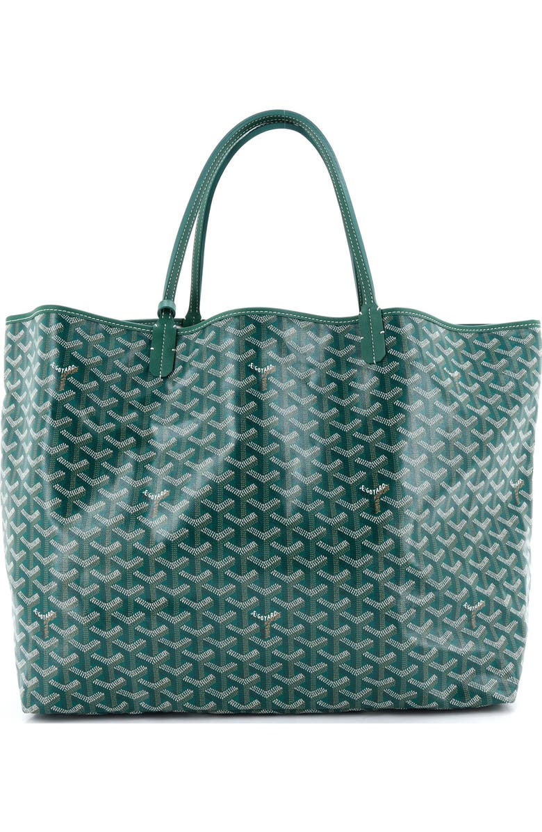 Pre-Owned Goyard Saint Louis Tote Coated Canvas GM, Alternate, color, Green