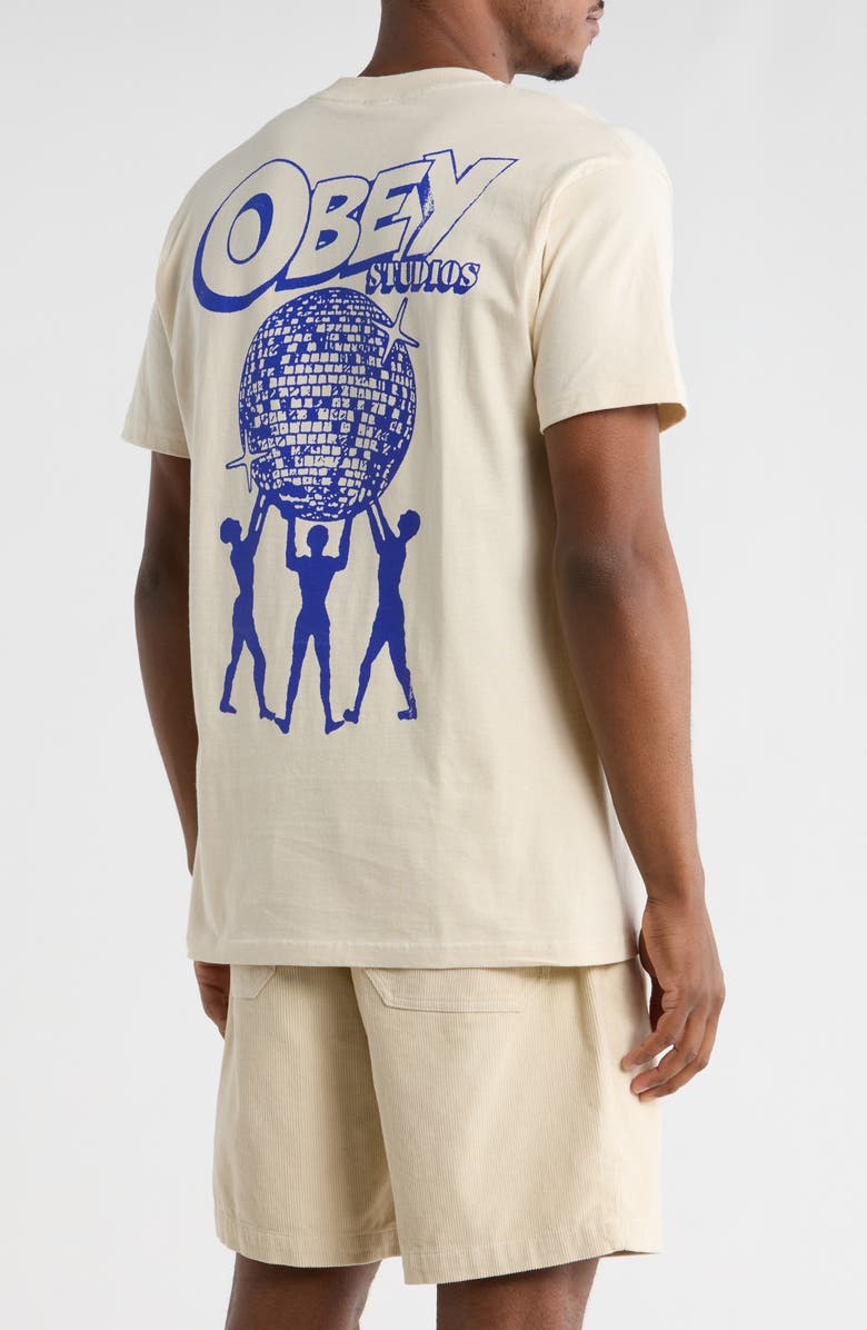 Obey Uplift Graphic T-Shirt, Alternate, color, Cream