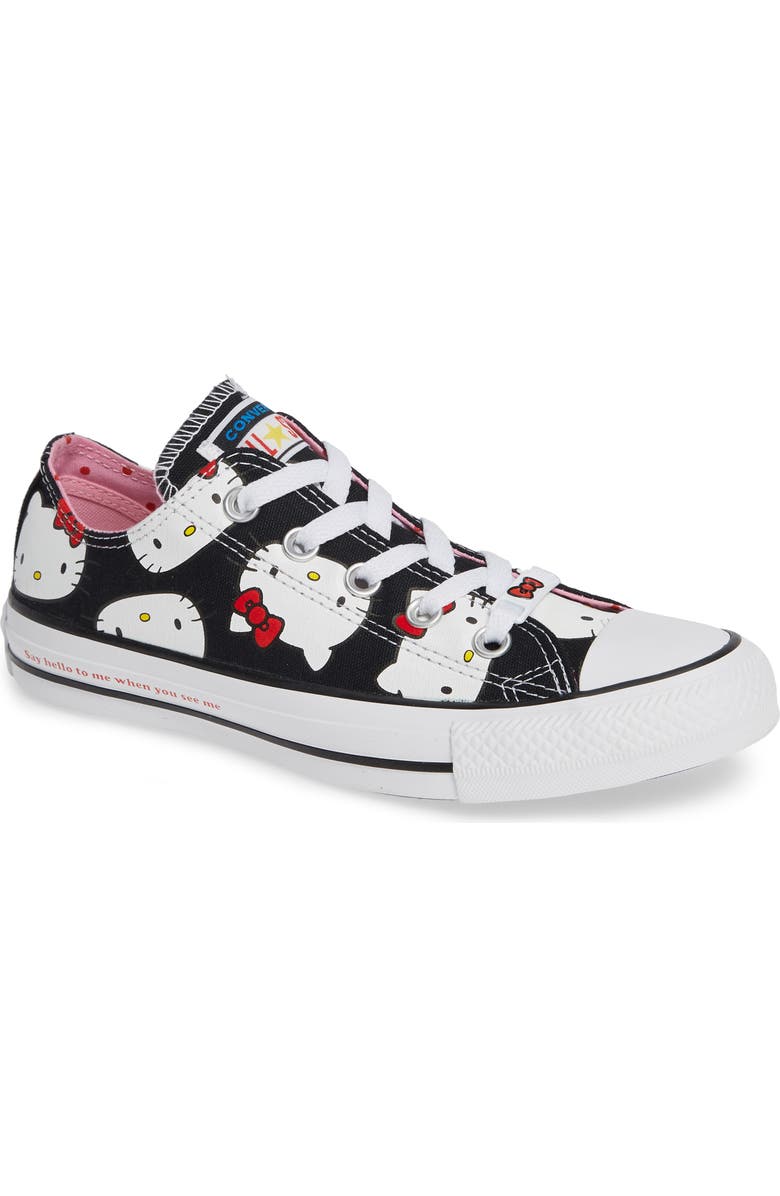 Converse Chuck Taylor<sup>®</sup> All Star<sup>®</sup> Hello Kitty Sneaker, Main, color,
