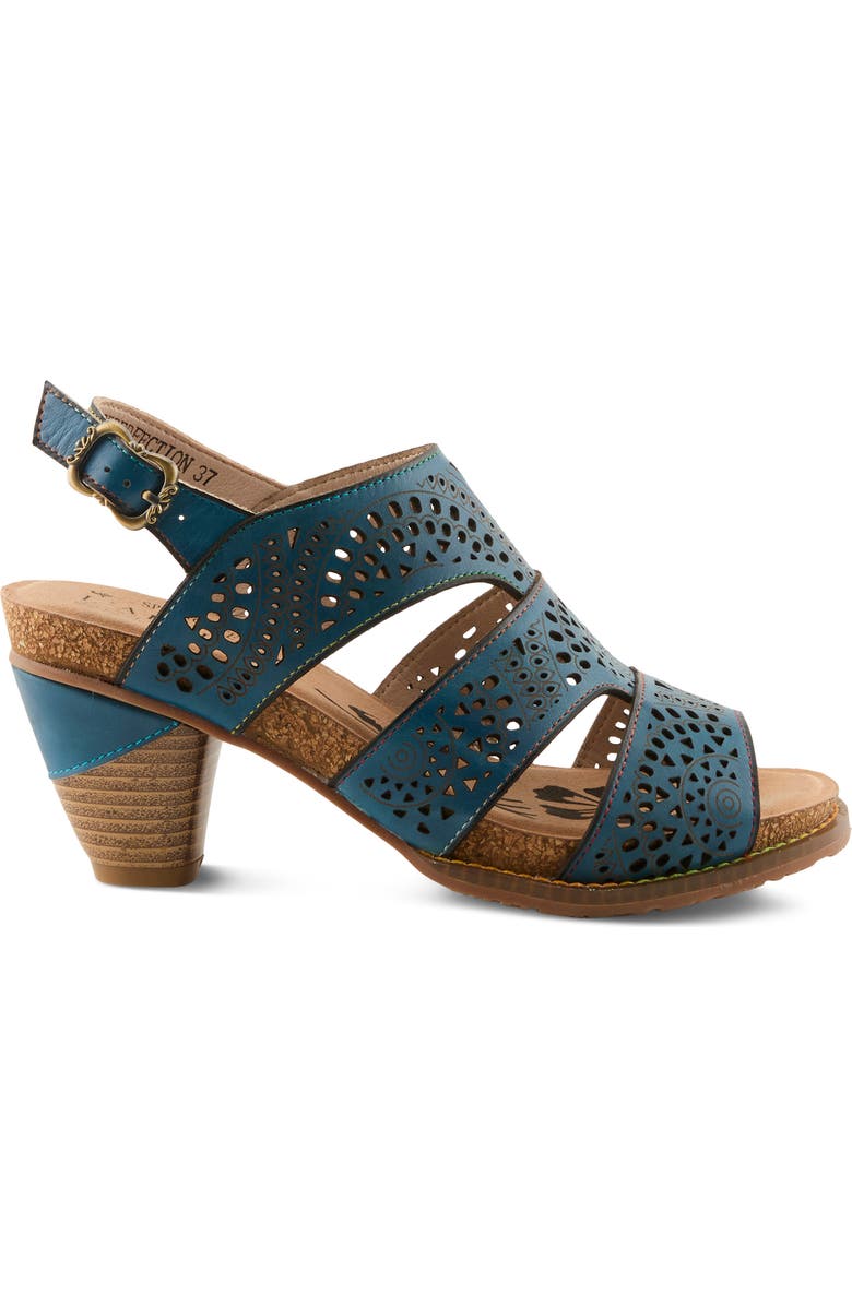 L'Artiste by Spring Step Perfdfection Slingback Sandal, Alternate, color, Blue